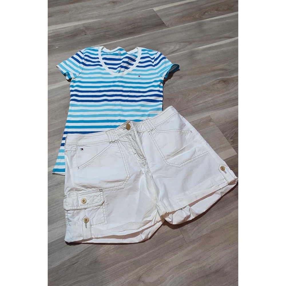 Tommy Hilfiger women's shorts and top outfit